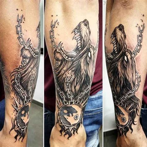 fenrir tattoo|Unlock the Meaning Behind Fenrir Tattoos: Symbolism, History,。